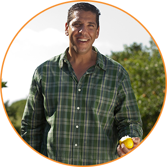 Man Holding Citrus